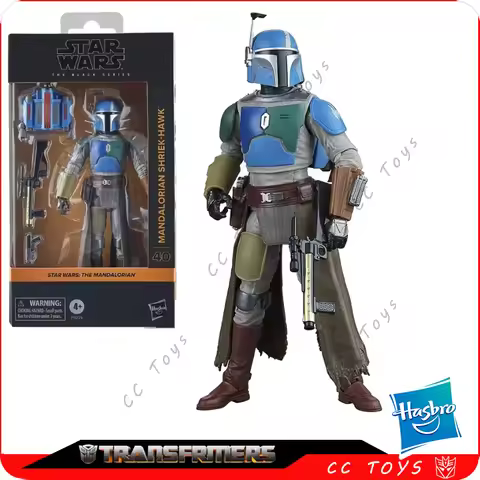 In Stock Hasbro Star Wars The Black Series Mandalorian Shriek-Hawk Models Anime Movie Toys Robots Ac
