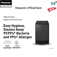 PANASONIC 18KG EASY HYGIENE & CONVENIENT TOP LOAD WASHING MACHINE NA-FD180V3BT