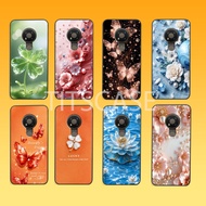 Plastic case for NOKIA 3.4/ 8210 4G printed with Lotus, Four Leaf Clover, High Quality, Luxurious