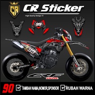 Sticker decal crf 150 l full body minimalist design accessories honda Fullbody decal CRF 150 L Trail