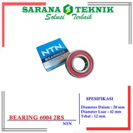 BALL BEARING / LAKER 6004 2RS NTN JAPAN 100% ORIGINAL