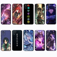 Soft black phone case for Xiaomi Redmi Note 8T 9 Pro Max 9S 9T 10 10S Genshin Impact Game Fashion pr