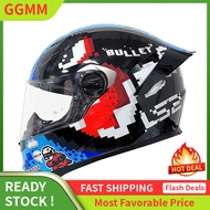 Helmet Motorcycle Full Face Helmet psb approved helmet Male and Female Motorcycle 3C Certified Large Tail Anti-Fog Summer Four Seasons Universal  FF300