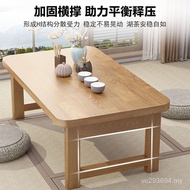 Party Household Simple Folding Bay Window Table Coffee Table Table Solid Wood Coffee Table Study Tab
