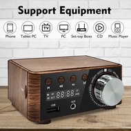 【Hottest Trends】 50w50w Infineon Ma12070 Bluetooth 5.0 Digital Audio Power Amp Class D Usb Aux Tf Home Theater Hifi Stereo Mini Amplifier