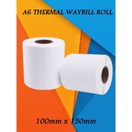 A6 waybill thermal sticker