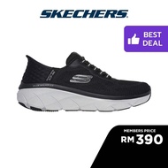 Skechers Men Slip-Ins Sport D'Lux Walker 2.0 Rezinate Shoes - 232446-BKGY