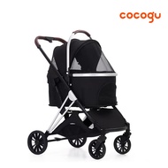 [เหลือเพียง 2408.-]COCOGU Luxury Pet Trolley รถเข็นสัตว์เลี้ยง 2in1 สำหรับสุนัขและแมว รับน้ำหนักได้ส
