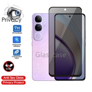 2Pcs Privacy Screen Protector Tempered Glass For Vivo Y200 Y100 Y19s Y17s Y 200 Y 100 Y 19s Y 17s Vi