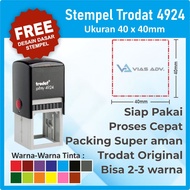Trodat Square Stamp 4924 (40x40mm) Practical Stamp Shop Stamp 2-color Stamp logo Stamp | 3-color Sta