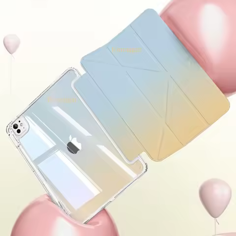 Gradient Y Fold Case for iPad A16 11th 2025 Pro12.9 5th 6th Air11 13'' Pro11 M4 10.2 10th 9th 8th 7t
