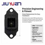 JIUYUAN Front Left Engine Mount Rubber NISSAN MARCH K13 ALMERE N17 Versa 11220-3VA0A (11220-1HA0B)