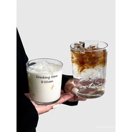 ChubbyCat Original Morning Eight Alphabet Coffee Cup Iced Americano Glass Cup Large Capacity Water C