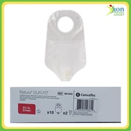 CONVATEC 401545 SUR-FIT NATURA UROSTOMY TRANSPARENT POUCH 57MM 10S