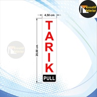 Acrylic PUSH PULL SLIDE Door