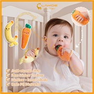 lakoe Baby Soothing Toy Anti Startle Hand Grip Toy Comfort Sleeping Toy Carrots & Bananas Plush Toy 