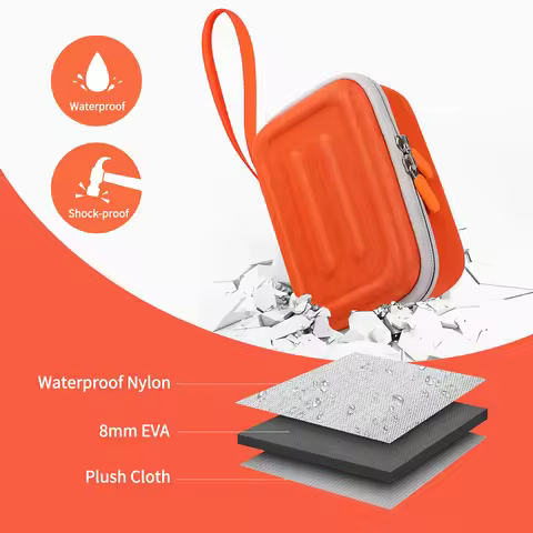 Hard Carrying Case Bag for Yoto Mini (2024 Edition) Audio Player Waterproof Hard EVA Case for Yoto M