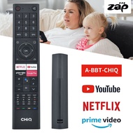 NEW Original For CHIQ  TV remote  L43M8T Android Smart TV remote  43 Inch  Full HD  GooglePlaystore  Inbuilt Chromecast  Ne