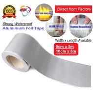 Strong Waterproof Tape Aluminium Foil Tape Butyl Rubber for Roof Pipe Repair l Gam bumbung paip l Ta