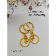 ANTING ANTING BULAT GANTUNG EMAS 916 [EARRING]