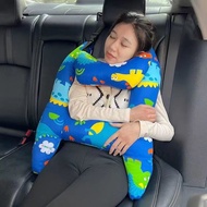 Car sleeping pillow pillow dual use Travel Pillow Neck Support Cushion Pad for Kids Universal Safety H-Shape Travel Pillow Cushion for Car Seat Safety Neck Pillow