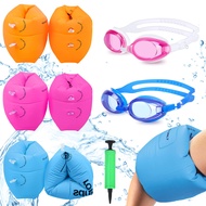 Arm Floaties for Kids 6-12yrs, PVC Arm Floaties Inflatable Swim Arm Bands Floater Sleeves Swimming R