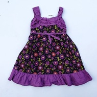 girl cotton dress(2y)purple