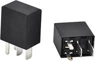 2Pcs 4 PIN Multi-Function Purpose Relay 8T2T-14B192-AA Black High Power Relay Compatible with Ford F