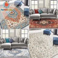 Retro Rug Nordic Carpet Crystal Velvet Carpet Living Room Decoration Rug Carpet Sofa Cushion Hanging