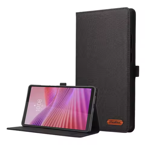 For Lenovo Tab One 8.7 K9 TB-305FU TB-X305XU 2025 Case CowBoy PU Leather Back Silicon Stand Tablet C