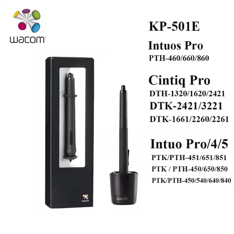 Wacom Grip Pen KP-501E for Intuos Pro / 4 / 5 , Cintiq Pro 16 / 22 , Wacom Mobile Studio Pro 13 / 16