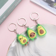 lego keychain keychain cute Ins Influencer Avocado Keychain Pendant Cute Mini Avocado Doll Bag Ornam