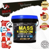 Free Gift - Muscle Kingdom Mass Kingdom 12lbs 5.4kg King Gainer, Mass Gainer, Protein Gainer, Muscle