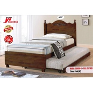 Yi Success Ranny Wooden Single Bed Frame / Quality Single Bed / Katil Bujang Kayu / Slat Bedbase / Bedroom Furniture