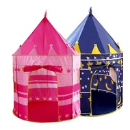 TENDA Beautiful Cute!! Children's Tent House Model/Princess Castle Play Tent/Castle Tent/Children's 2-door House Model Colorful Castle Tent Princess Tent/Children's Tent Play Castle Ball Kids Camping Tent For Indoor Outdoor -- Best Selling!!!