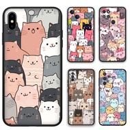 Vivo V19 V20 SE V20Pro S7 Vivo Y01 V21 V21E T1 Y10 4G Y75 T1 5G Y32T Phone Case G5F5 Cat Kawaii