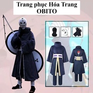 Cosplay costume of Uchiha Obito from the movie Naruto sold with Mask/OBITO Halloween Cosplay Costume