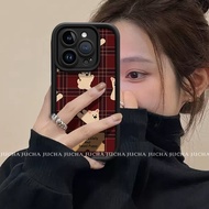 MERAH Casing hp For iphone 16 11 12 13 14 15 pro xs XR 14 plus 15 pro max 7 8 6 7+ 8+ 6+ Xs Max Red 