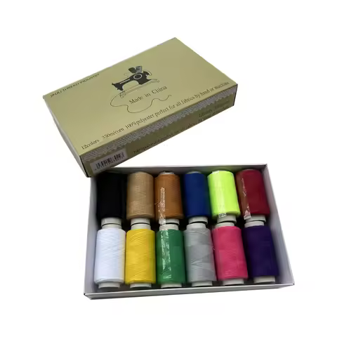 12Pcs/Set Manual Diy Combination Hand Sewing Tool Kit Sewing Thread Sewing Machine Thread Sewing Thr