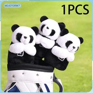 [mojotorw7] Soft Plush Panda Golf Wood Driver Headcover Transport Protection Golf Shaft Protector fo