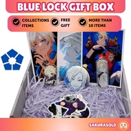Blue Lock Gift Box Blue Lock Anime Gift Box Blue Lock Keychain Michael Kaiser Pin Badge Blue Lock St