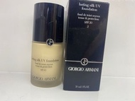 GIORGIO ARMANI LUMINOUS SILK 水潤絲光粉底液#2 (4/2022到期)
