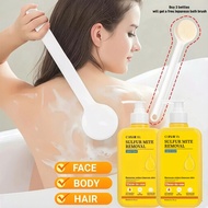 Anti-mite shower gel Mite Acne Shower Gel Remove Acne Smooth Skin Body Wash 300ml 硫磺沐浴露
