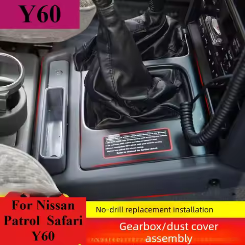 For Nissan Patrol Safari Y60 center console shift panel cover K1378132J00A-C, new transmission shift
