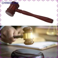 [chiwanji4x] Halloween Funny Gifts Role Play Gavel Prop Wooden Gavel Costume Accessory Pretend Play 