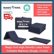 Magic Koil High Density Latex Foam Folding Mattress - 4 inch ( Most Popular)