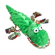 Aixuexi Interactive Dinosaur Dog Toy Interactive Large Dog Chew Toy with Squeaky Rope for Clean Teeth Fun Tug of War Toy for Small Medium and Large Breeds Perfect