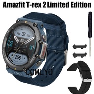 For Amazfit T-rex 2 Limited Edition Strap Smart Watch Nylon Canvas Soft sports Band