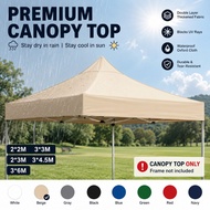 Retractable Folding Canopy Tent with Waterproof Sunshade 2x2m / 3x3m No FrameOnly Canopy