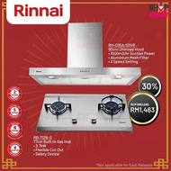 Rinnai Package Chimney Hood RH-C95A-SSVR & Gas Hob RB-712N-S